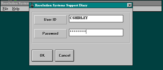 System architecture diagram from my final-year project, showing accounting, document management and proposed diary system components across Windows, Unix and Novell-era infrastructure